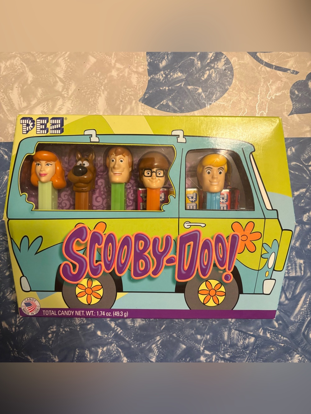 Scooby-Doo Character PEZ Dispenser Set Mystery Machine Collectible Display Box